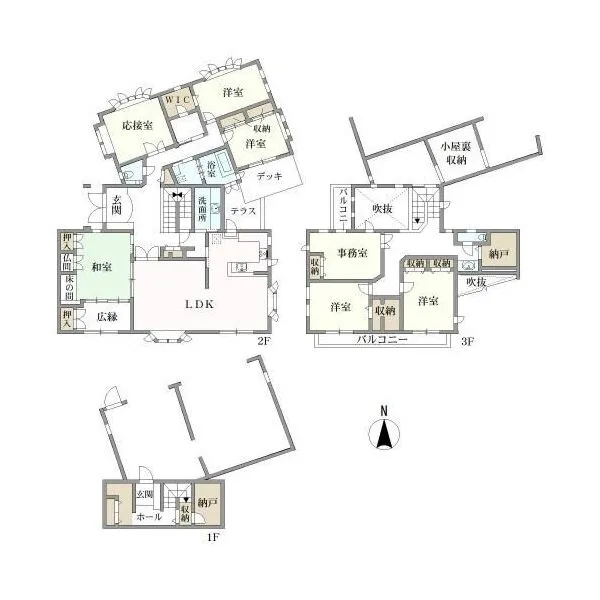 名古屋市守山区翠松園１丁目 間取図