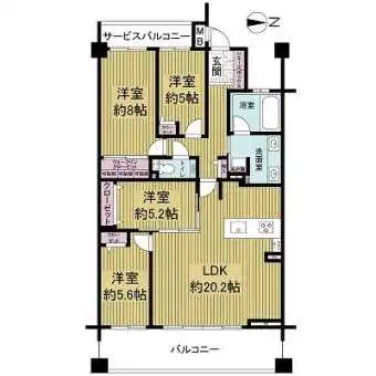 最上階住戸