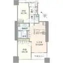 クレッセント東京ヴュータワー 間取図