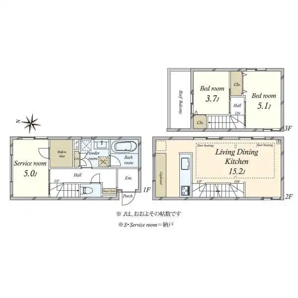 リムテラス四谷ザ・クラス 間取図