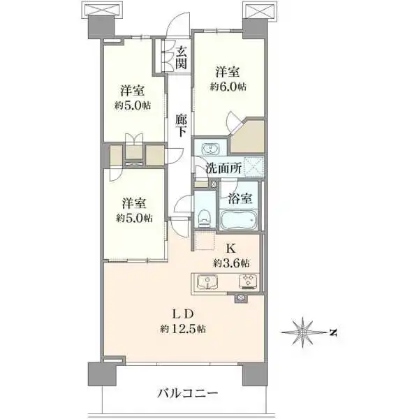 ブリリアシティ三鷹 間取図