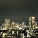 ＭＩＤ　ＴＯＷＥＲ　ＧＲＡＮＤ バルコニーからの夜の眺望