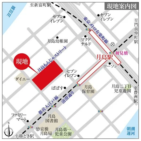MID TOWER GRAND 現地案内図