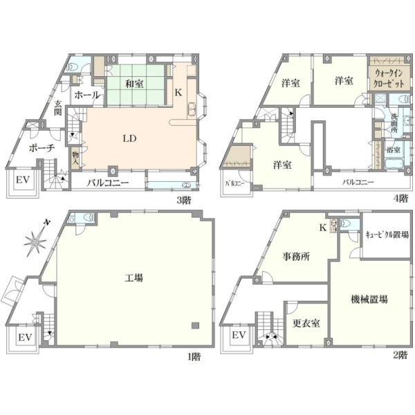 ヤマモトハウス 間取図