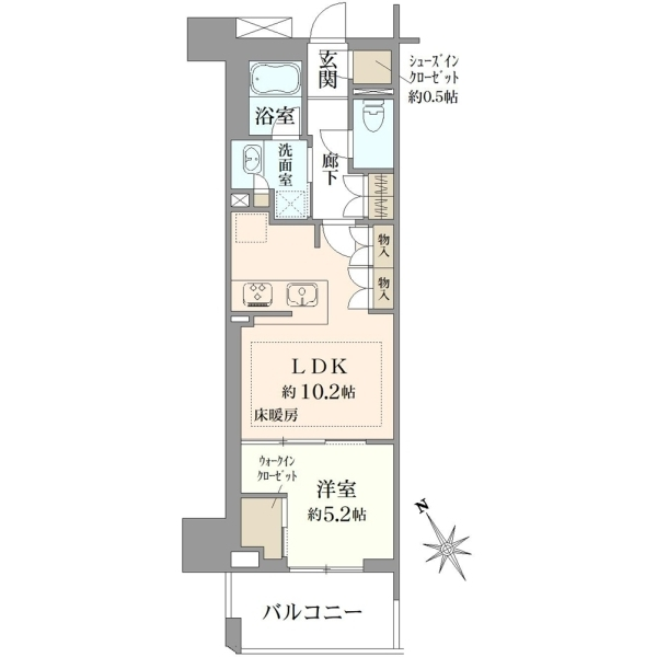 ザ・パークハウス赤羽フロント 間取図