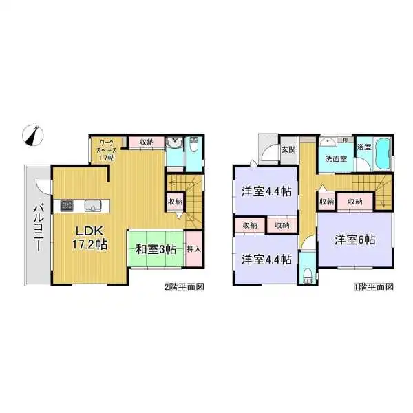 奈良市学園南３丁目 間取図
