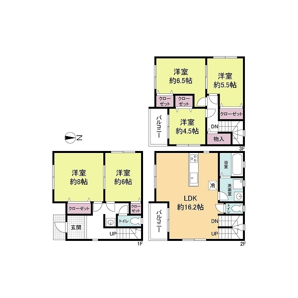 大阪市城東区関目３丁目 間取図