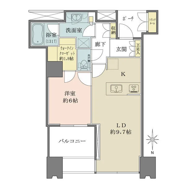 ワールドシティタワーズキャピタルタワー 間取図
