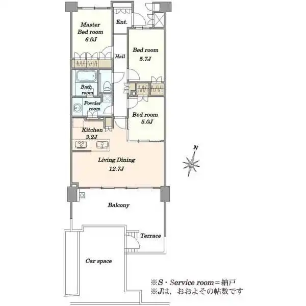 クオン新浦安Ｃ棟 間取図