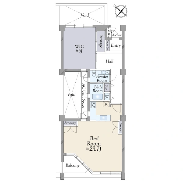 逗子マリーナ厚生用建物８号棟 間取図