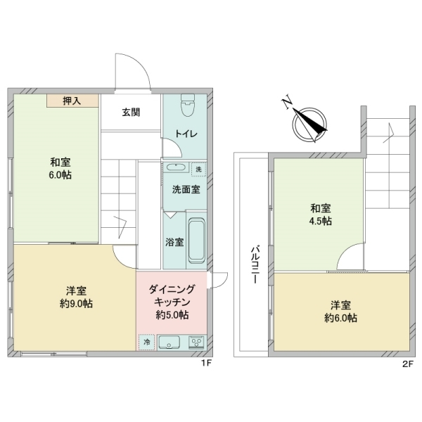 秦野市千村 間取図