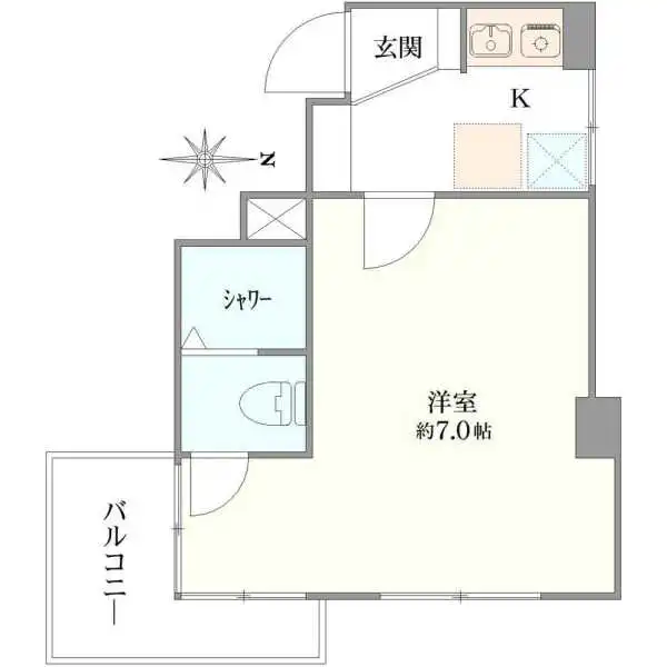 ビジネスハイツ中野 間取図