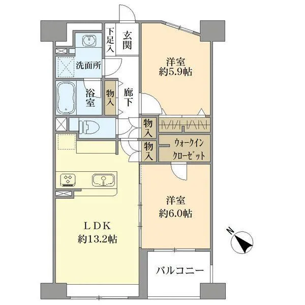 グラン・アルベーラ横濱・関内 間取図
