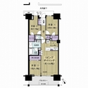 プラウド市川 間取図