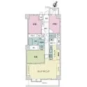 ライオンズマンション西八王子駅前 間取図