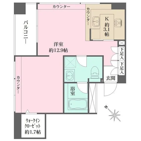 ホームズ高輪台 間取図