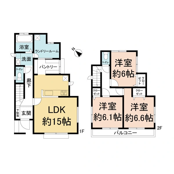 松戸市日暮７丁目 間取図