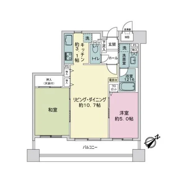 ライオンズステーションプラザ南浦和 間取図