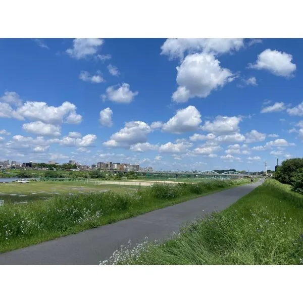 エクレール武蔵小杉 多摩川河川敷（公園）まで約700m（徒歩9分）