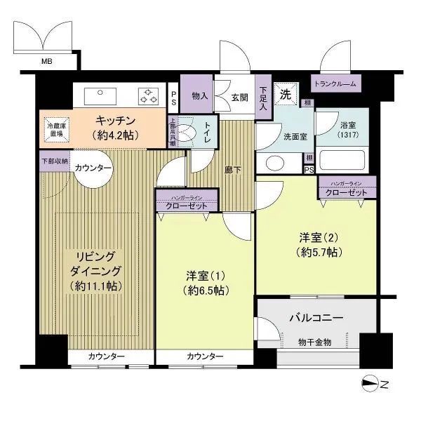 ブライトスクエア 間取図