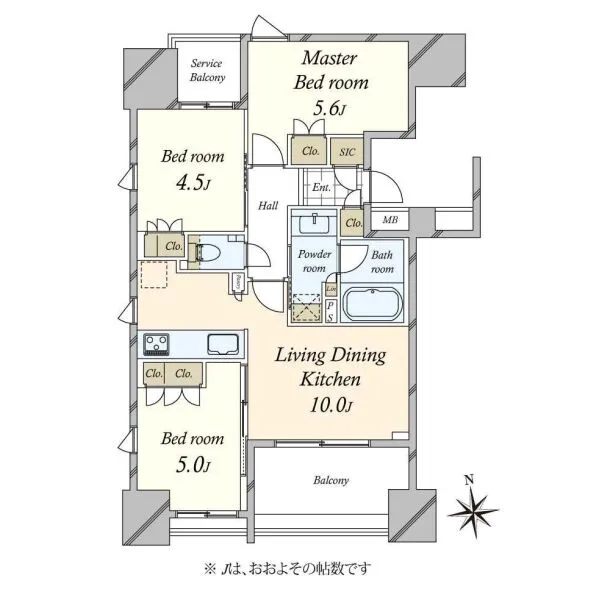 プレシス東麻布 間取図