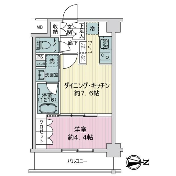 デュオステージ狛江 間取図