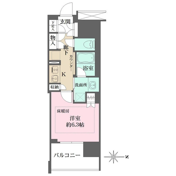 リニアゲートタワー名古屋 間取図