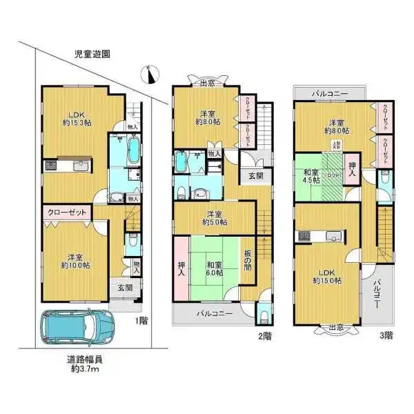 大阪市都島区都島北通２丁目 間取図