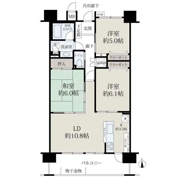 コンフィデンス 間取図