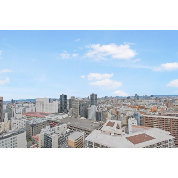 上本町ヒルズマーク バルコニーからの眺望