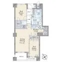プラウド恵比寿 間取図