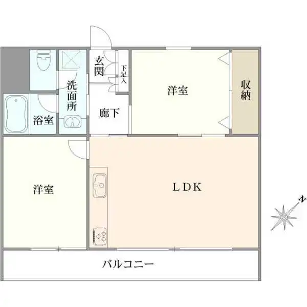富士蔵コーポ 間取図