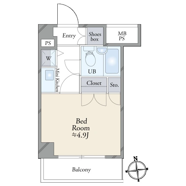 クリオ鶴見伍番館 間取図