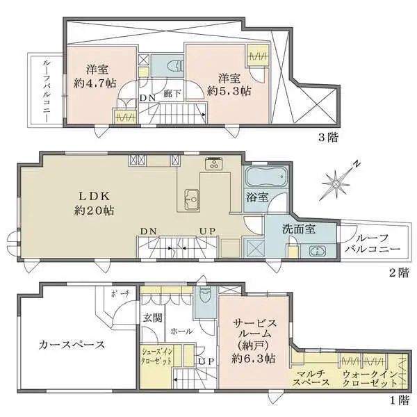 文京区白山４丁目 間取図