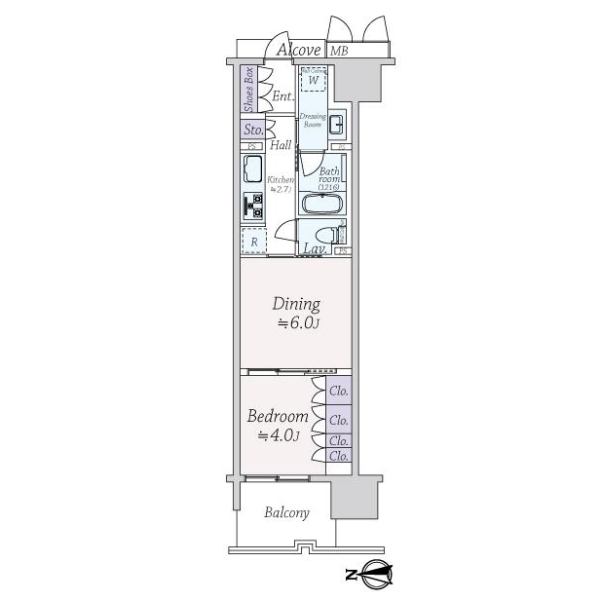 プレミスト関目高殿駅前 間取図