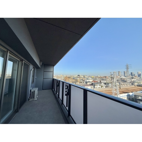 Brillia日吉三丁目 北東側バルコニーです。