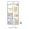 スカイコート浜松町壱番館 間取図