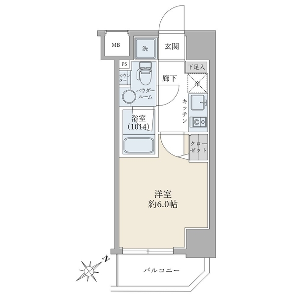 スパシエロッサ池袋 間取図