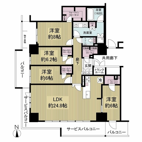 シエリアタワー大阪福島 間取図