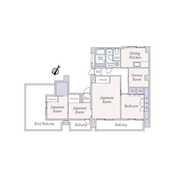 ワンマウンツ青山 間取図