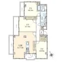 三田ダイヤモンドパレスB棟 間取図