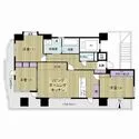 プラザ町屋弐番館 3LDK、67m2の間取り