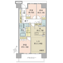 ＳＨＩＮＴＯ　ＣＩＴＹ（シントシティ） 間取図