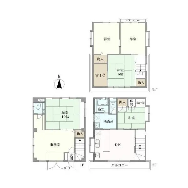 京都市右京区太秦森ケ前町 間取図