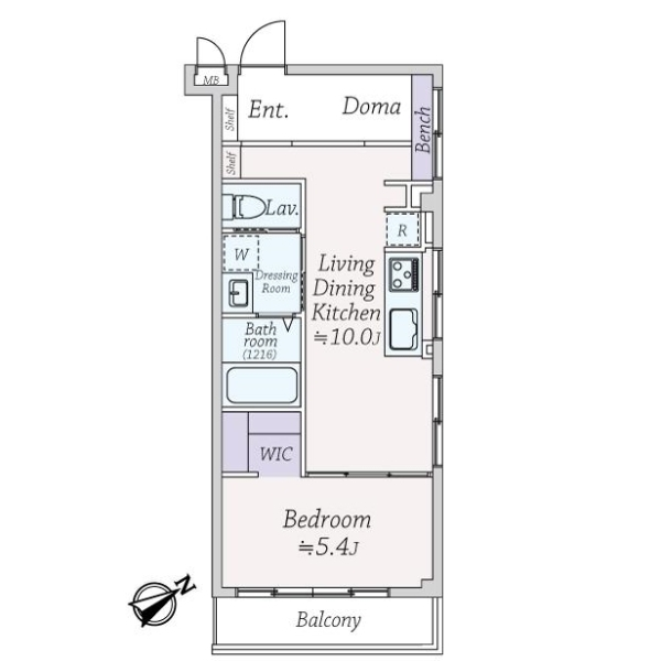 武蔵野サンハイツ 間取図