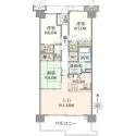 ルネ・エアズヒルIV番館 間取図