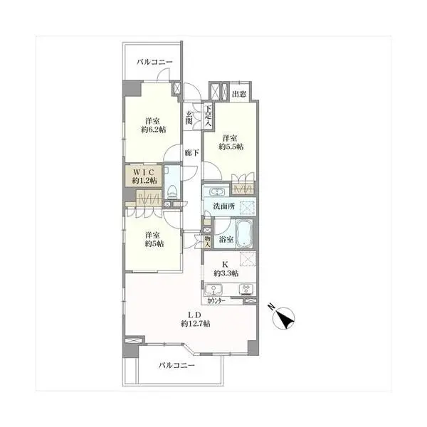 クレストラフィーネ西葛西 間取図