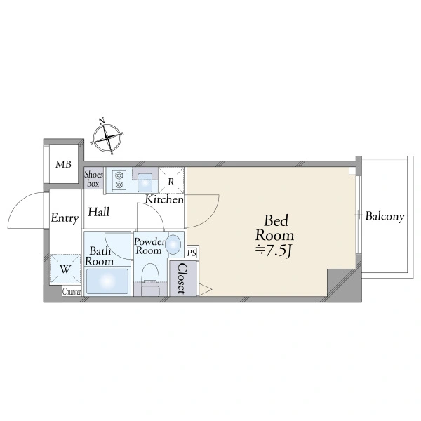シースペース小金井 間取図