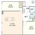 前野台住宅1号棟 間取図