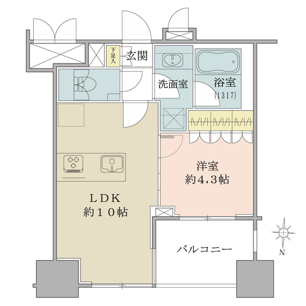 プレミスト西池袋 間取図